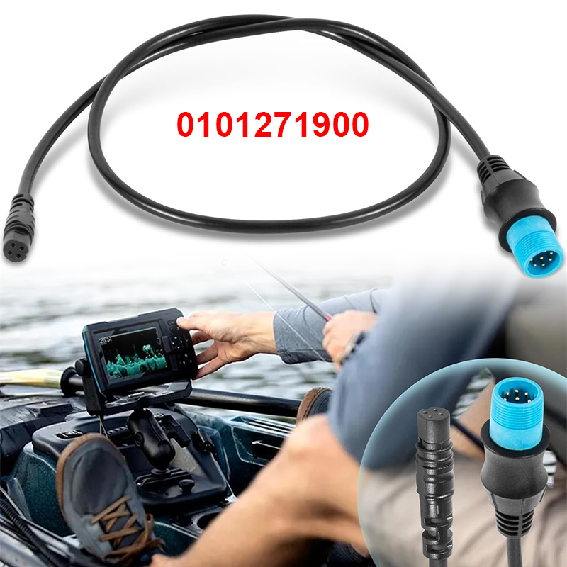 Fish Finder Cable - 0101271900 8 Pin Transducer to 4