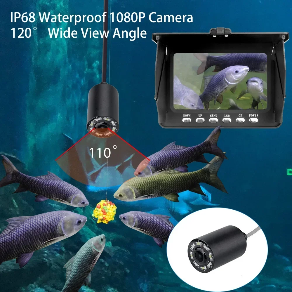 Fish Finder 5.0 Inch LCD Displ - Fish Finder Cable avaliação e preço