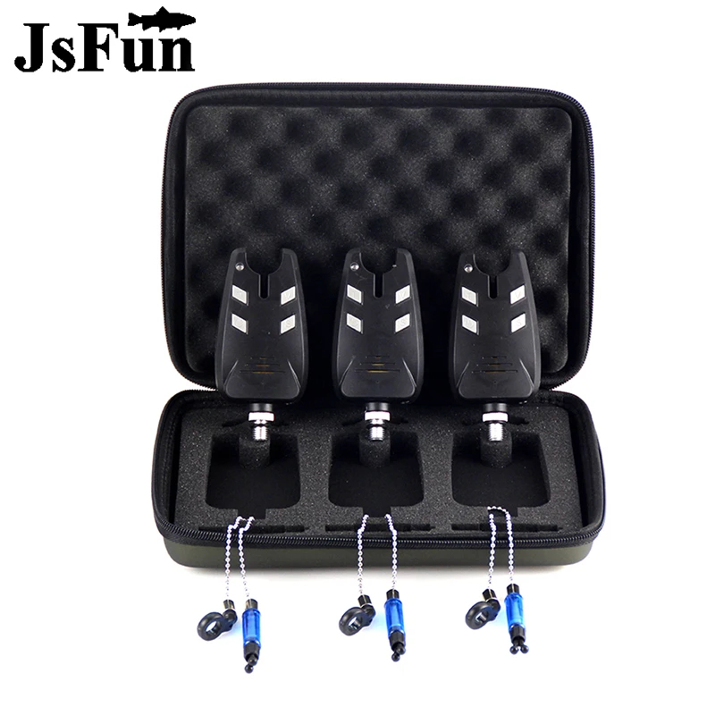 JSFUN 3PCS Carp Fishing Alarm  - Bite Alarm avaliação e preço
