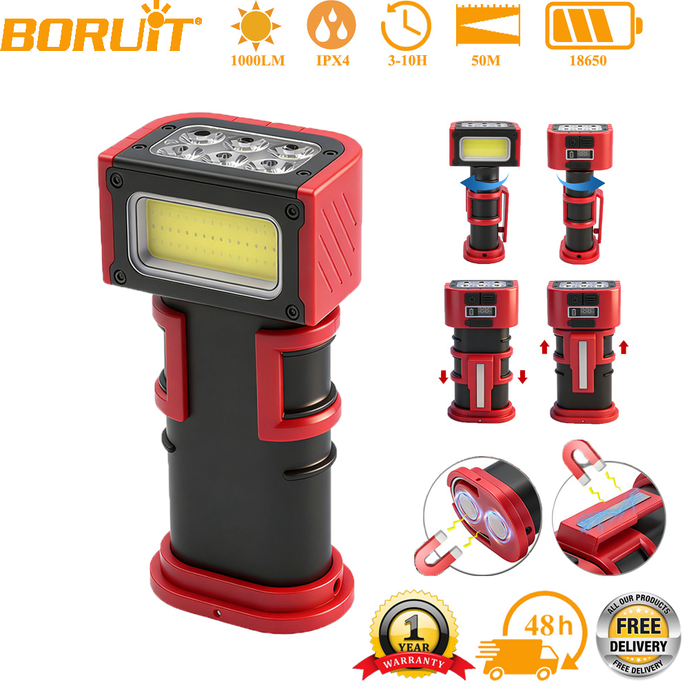 BORUiT COB LED Work Light 1000 - Fishing Light avaliação e preço