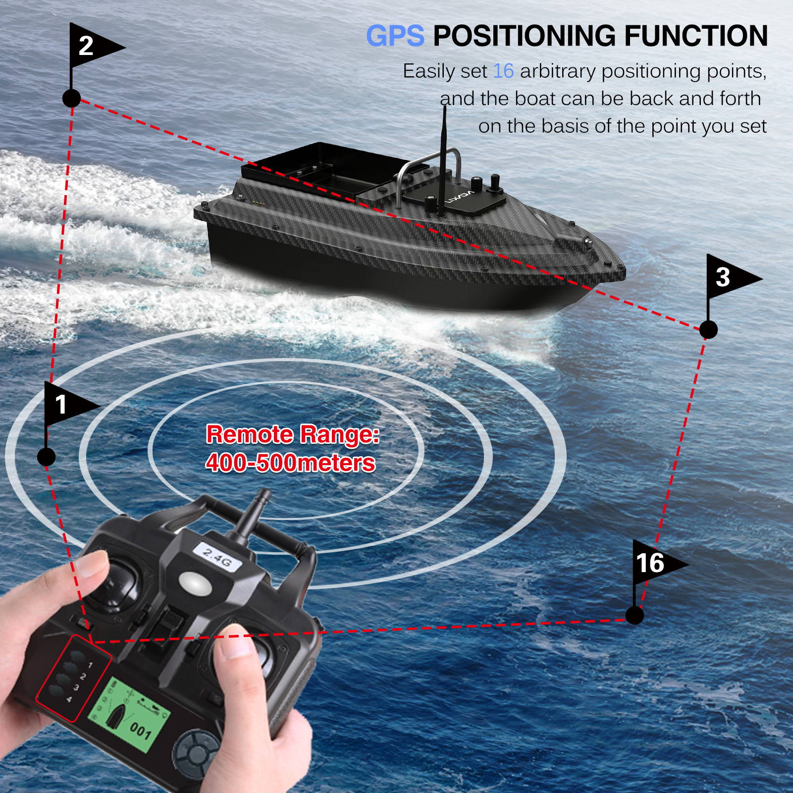 Fishing Bait Boat GPS Fishing  - Fishing Gps avaliação e preço