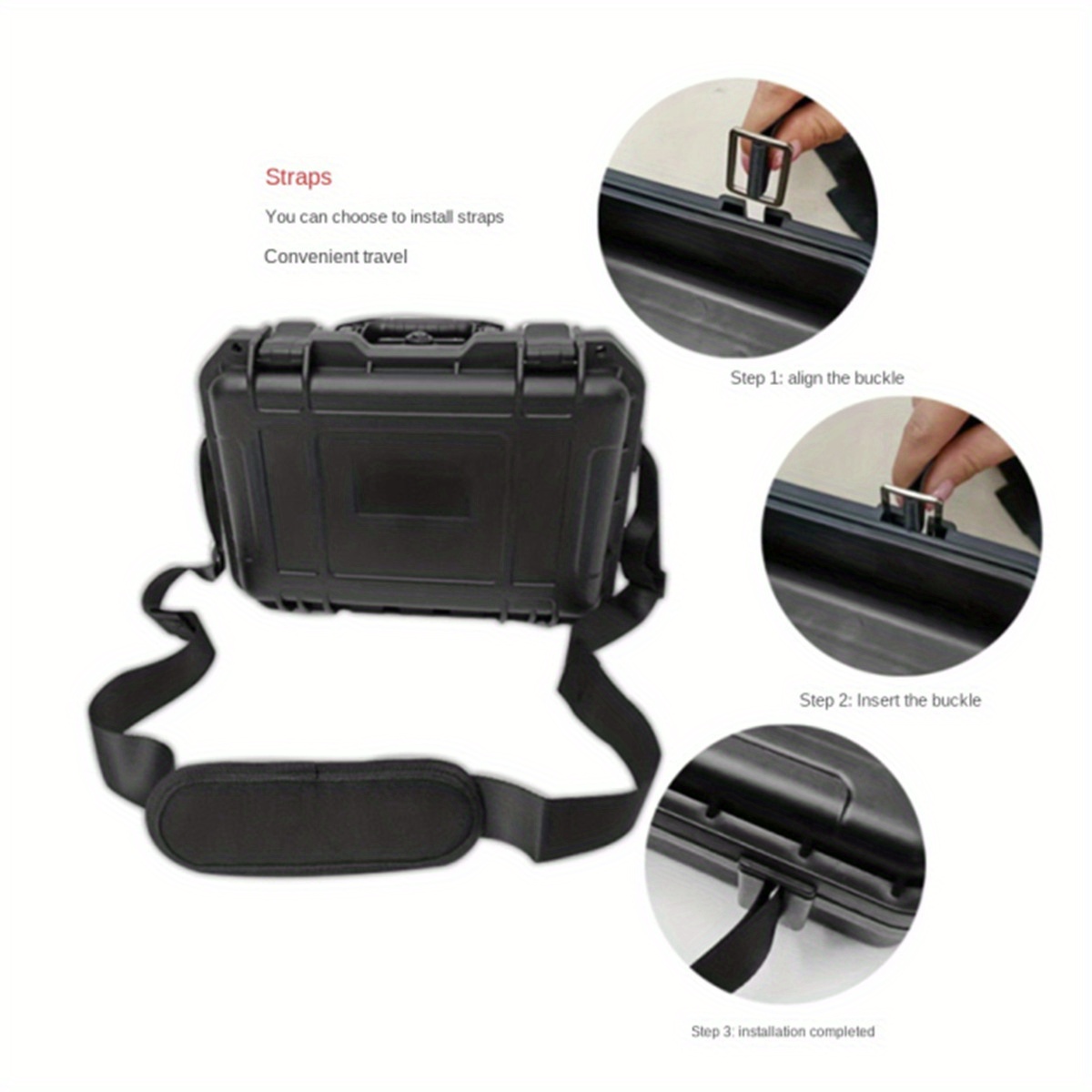 1pc Waterproof Hard Carry Case - Fish Finder Case avaliação e preço