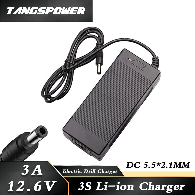 12.6V 3A Lithium Battery Charg - Fish Finder Charger avaliação e preço