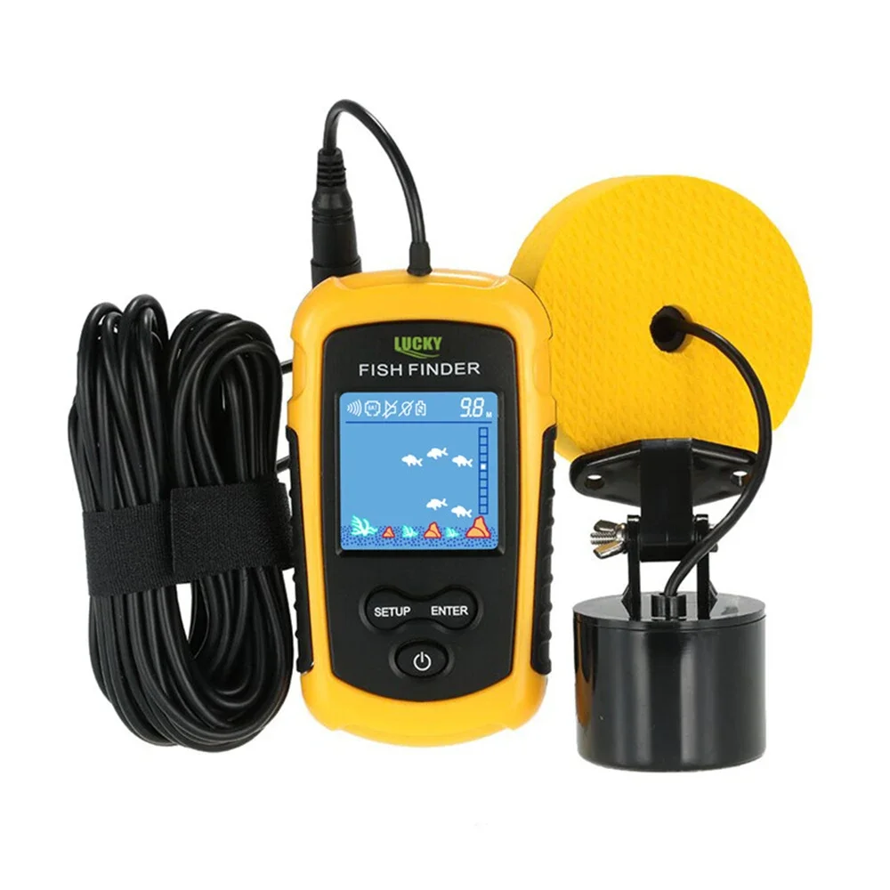 Lucky LCD Color Screen Portabl - Fish Finder Cable avaliação e preço