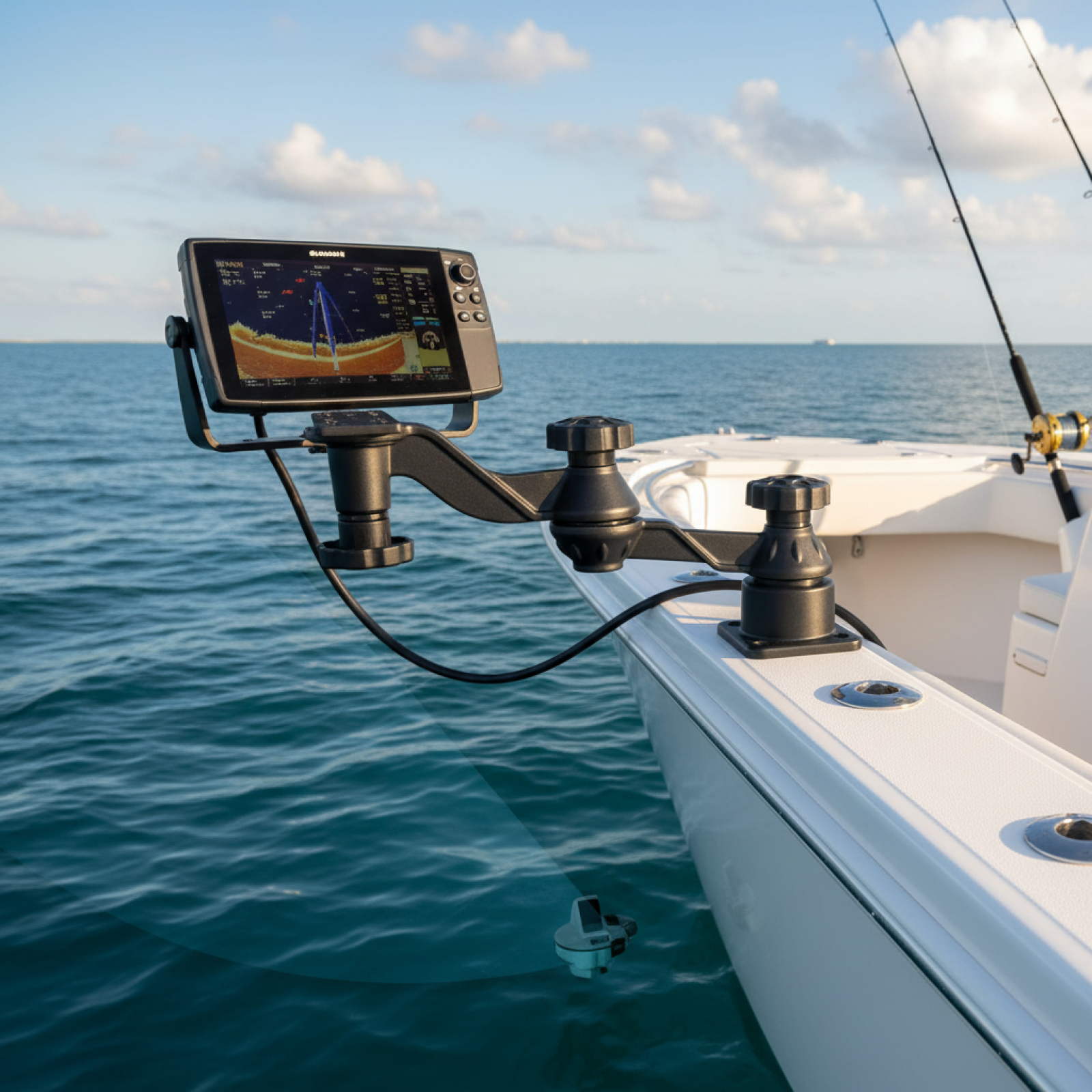 Durable Aluminum Alloy Fish Fi - Fish Finder Mount avaliação e preço