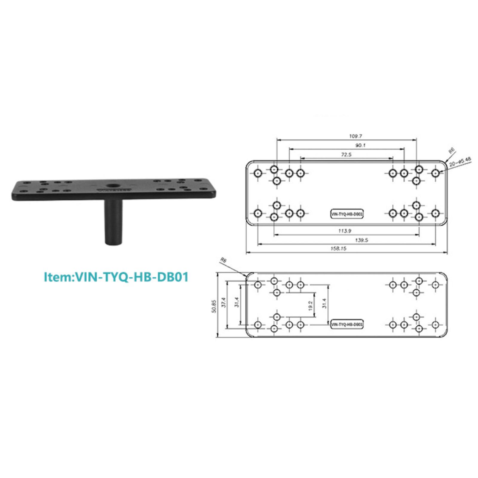 Durable Aluminum Alloy Fish Fi - Fish Finder Mount avaliação e preço