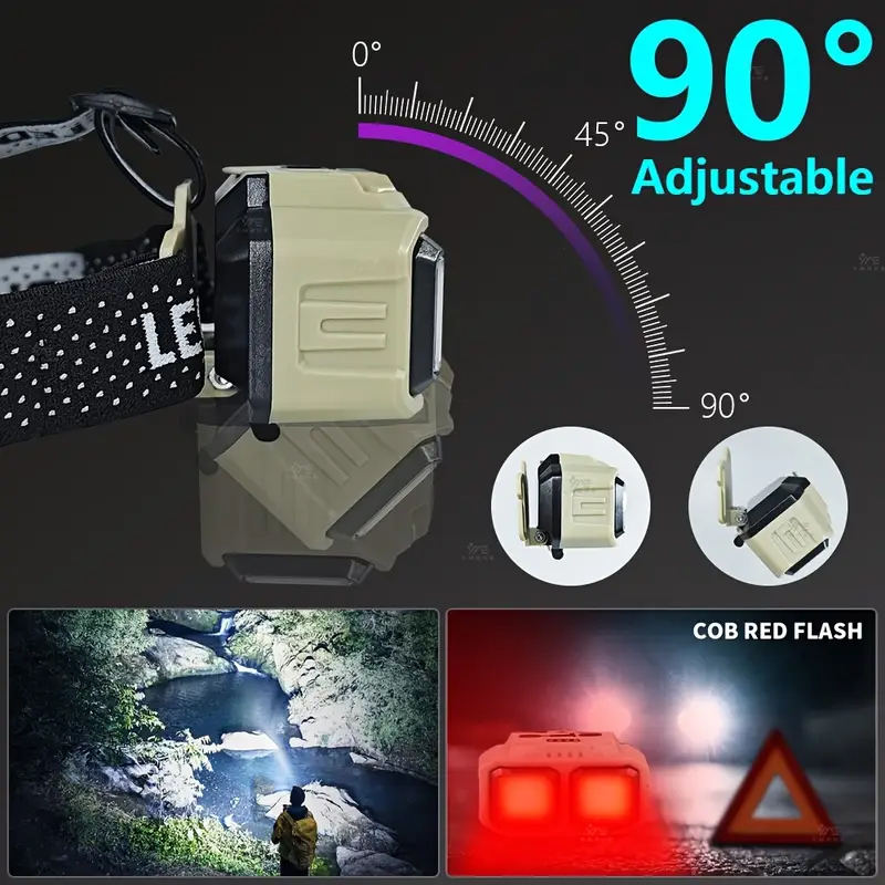 COB LED Headlamp Rechargeable  - Fishing Light avaliação e preço