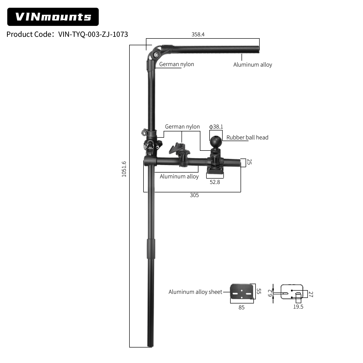 VINmountsLivescope Fish Finder - Fish Finder Mount avaliação e preço