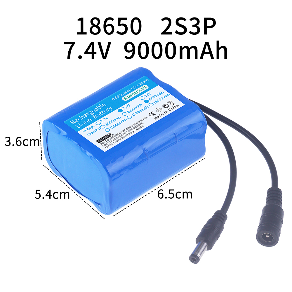 7.4V battery 3000mah/6000mah/9 - Fish Finder Transducer avaliação e preço