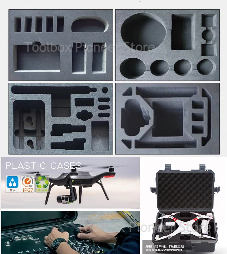 Tool Box ABS Plastic Equipment - Fish Finder Case avaliação e preço