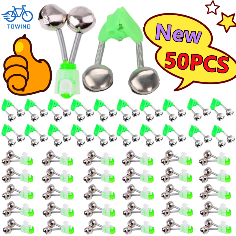50-5PCS Double Bells Fishing I - Fish Alarm avaliação e preço