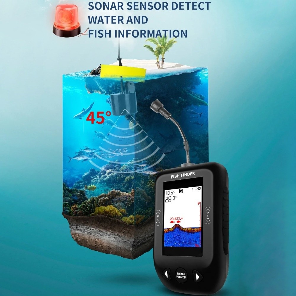 45 Degrees XF03 Fish Finders 1 - Fish Finder Portable avaliação e preço