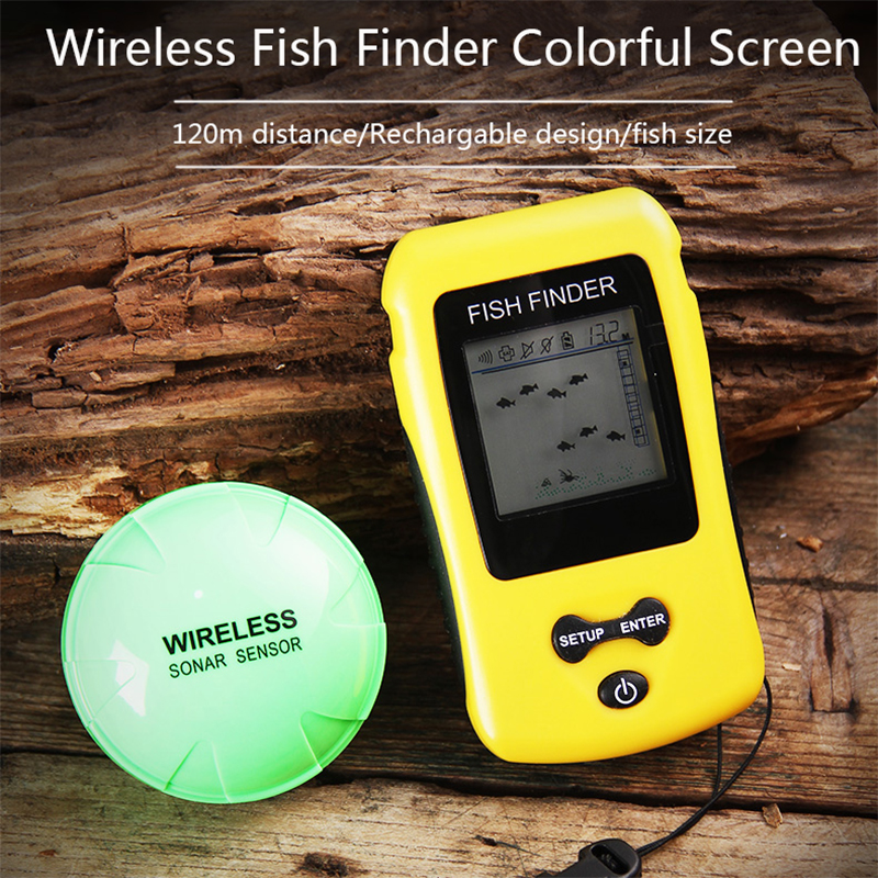 Brand New Colorful Wireless Fi - Fish Finder Transducer avaliação e preço