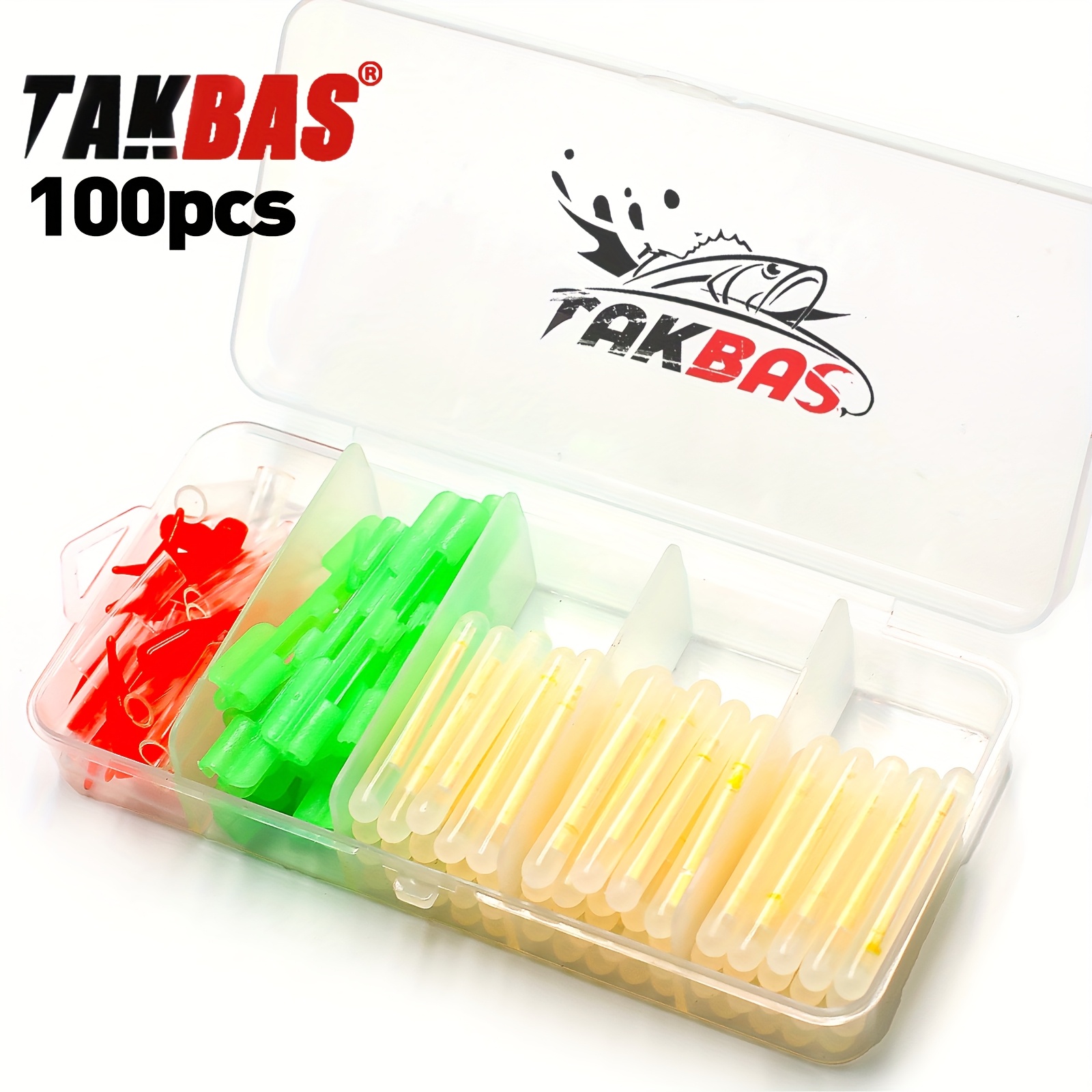 100PCS Fishing Glow Sticks Set - Bite Alarm avaliação e preço